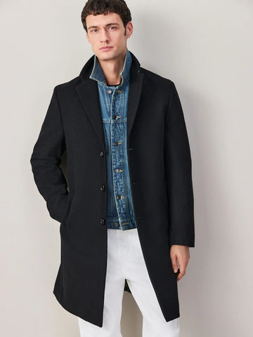 Regular Fit Epsom Overcoat