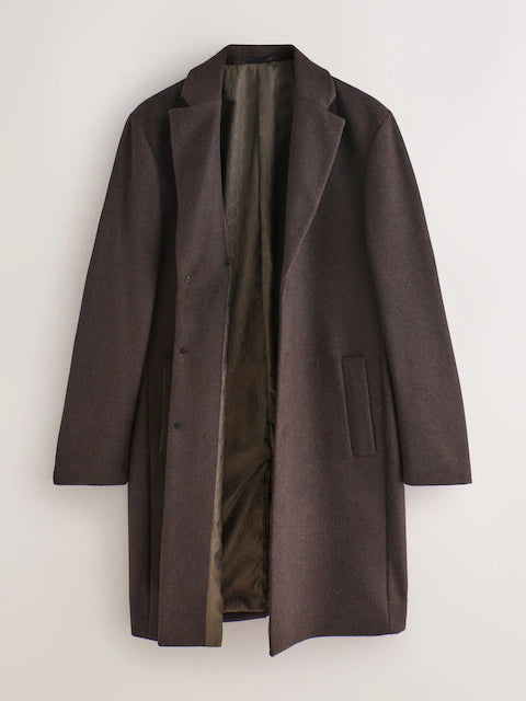 Regular Fit Epsom Overcoat